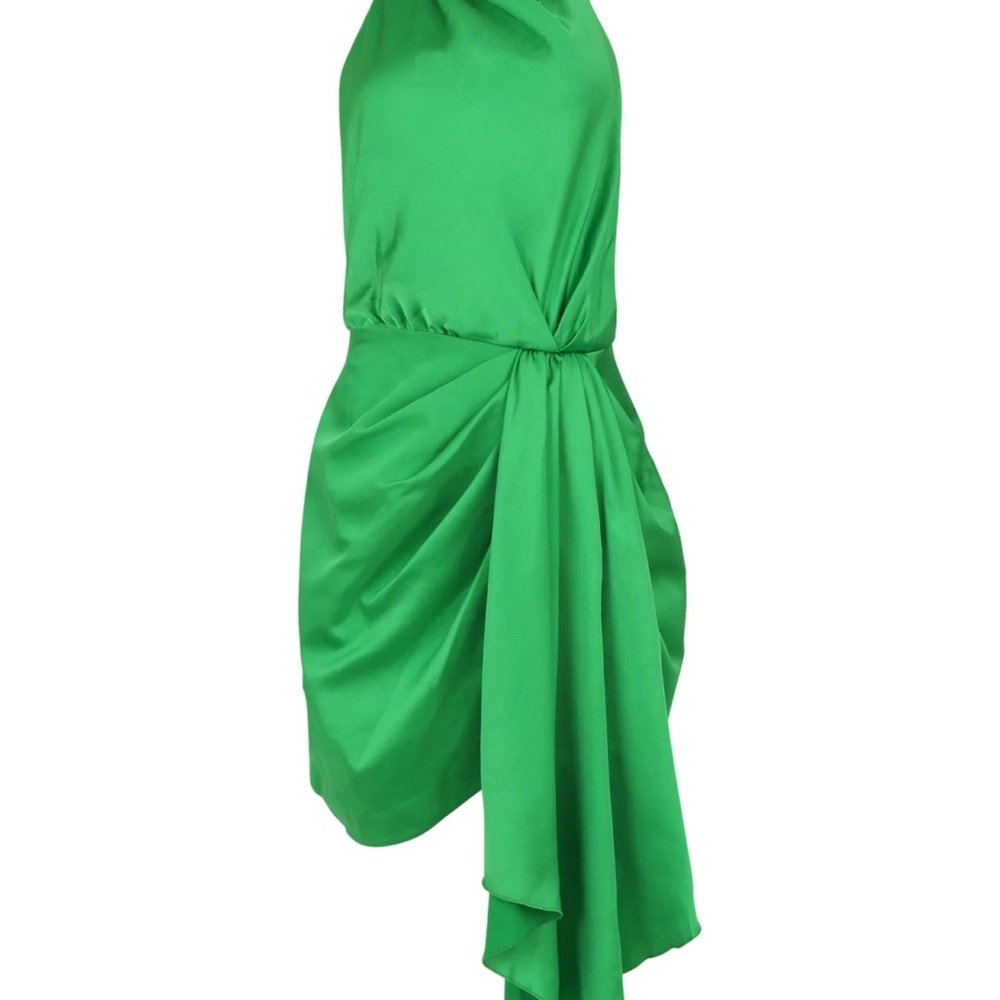 Ella Lisque Green drape Dress